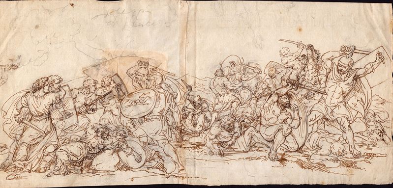 Lotto di tre disegni