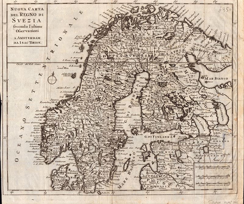 Paesi baltici, lotto di quattro mappe