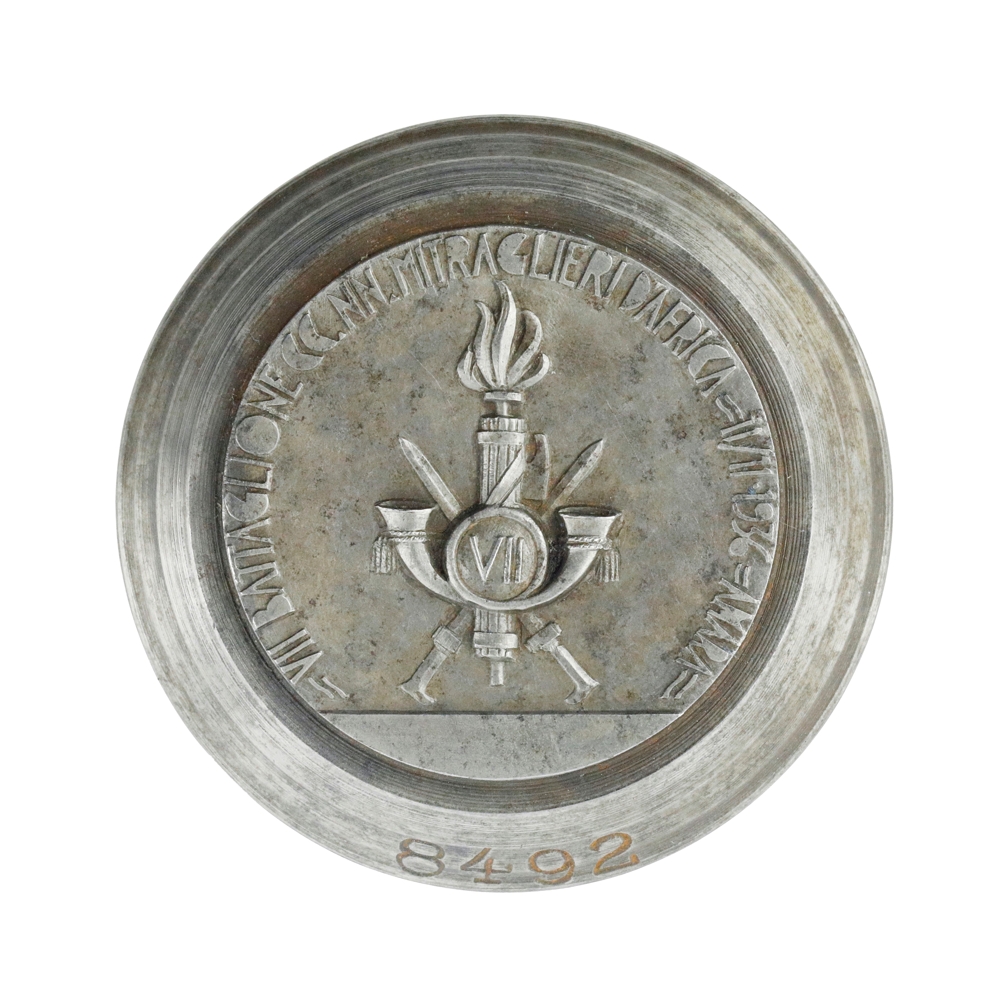 P - a.o.I. VII Battaglione CC.nn. Mitraglieri D'africa 11/11 1936 Amara 41 X 40