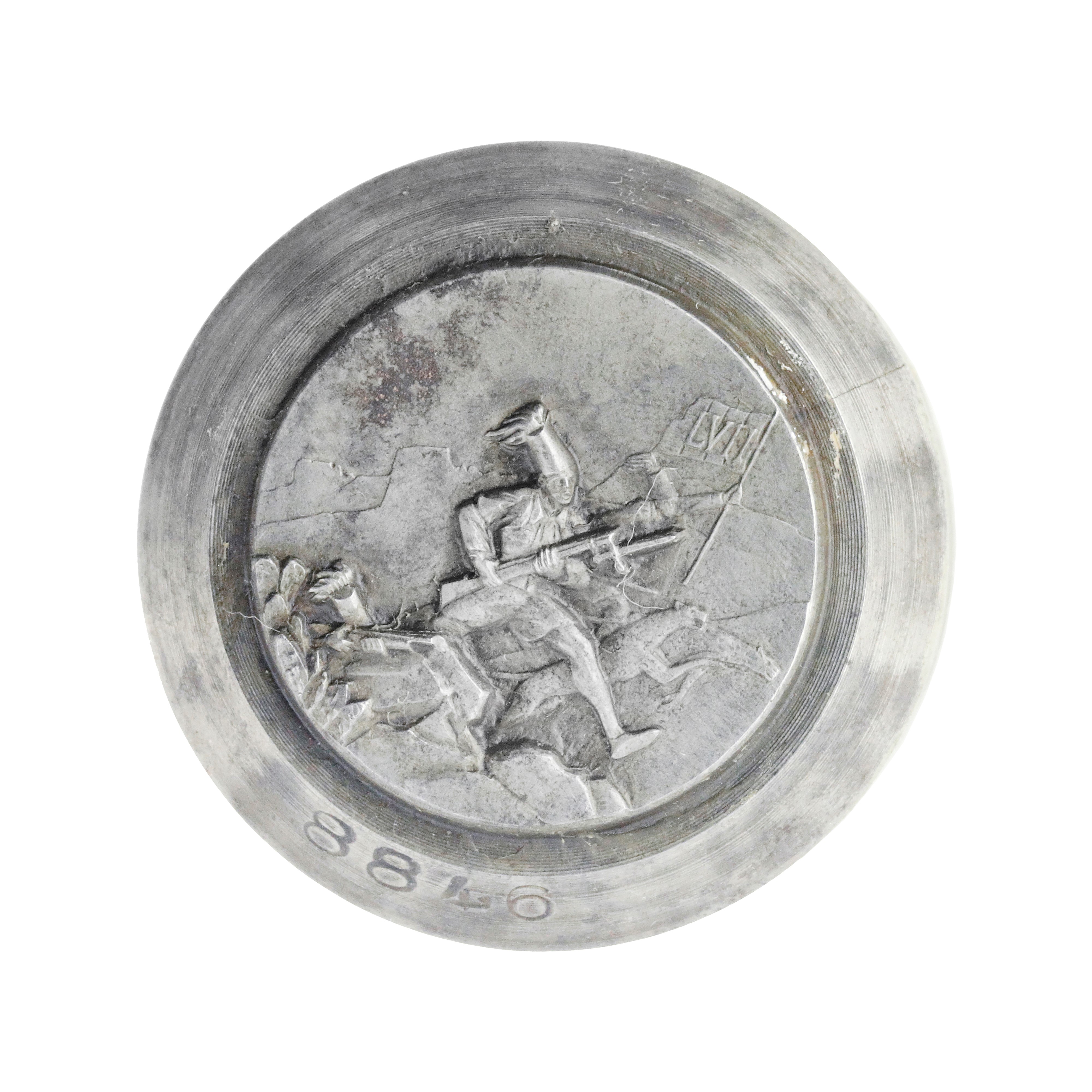 P - a.o.I. LVII Milite con Fez All'assalto. 41 X 39