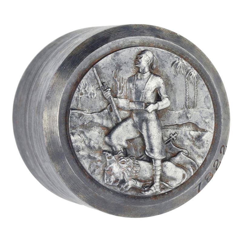P - a.o.I. Milite con Leone e Palme 45 X 45
