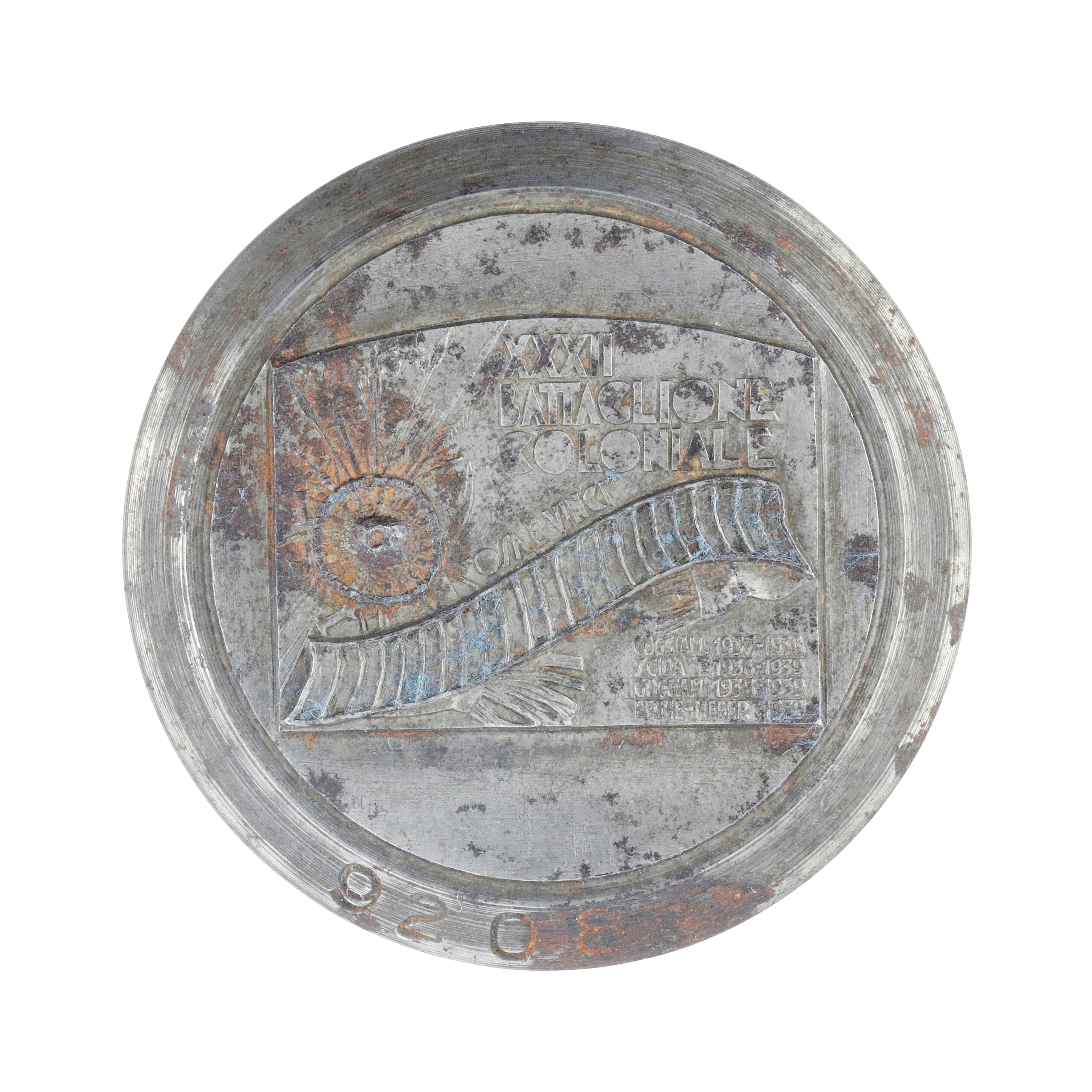 P - a.o.I. XXXII Battaglione Coloniale. 'osa e Vinci' 45 X 39