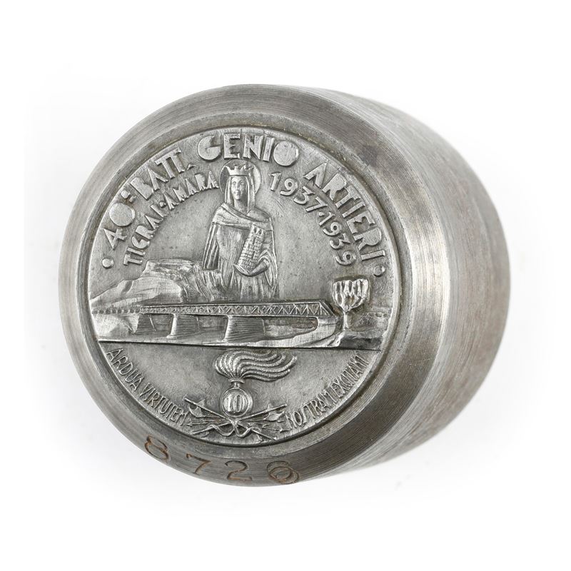 P - Militari 40ø Batt Genio Artieri Tigrai-amara 1937-1939 Ardua Virtutem Nostram Excitant 36 X 3...