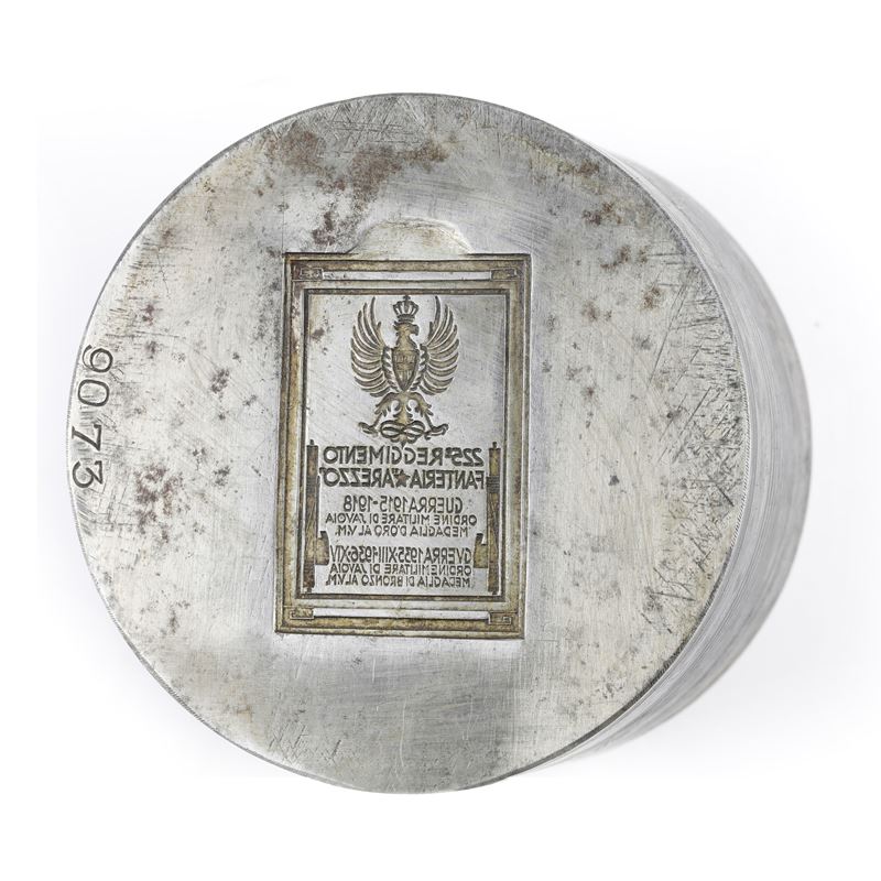 C - Militari 225ø Reggimento Fanteria Arezzo Guerra 1915-1918 Ordine Militare di Savoia Mefaglia ...