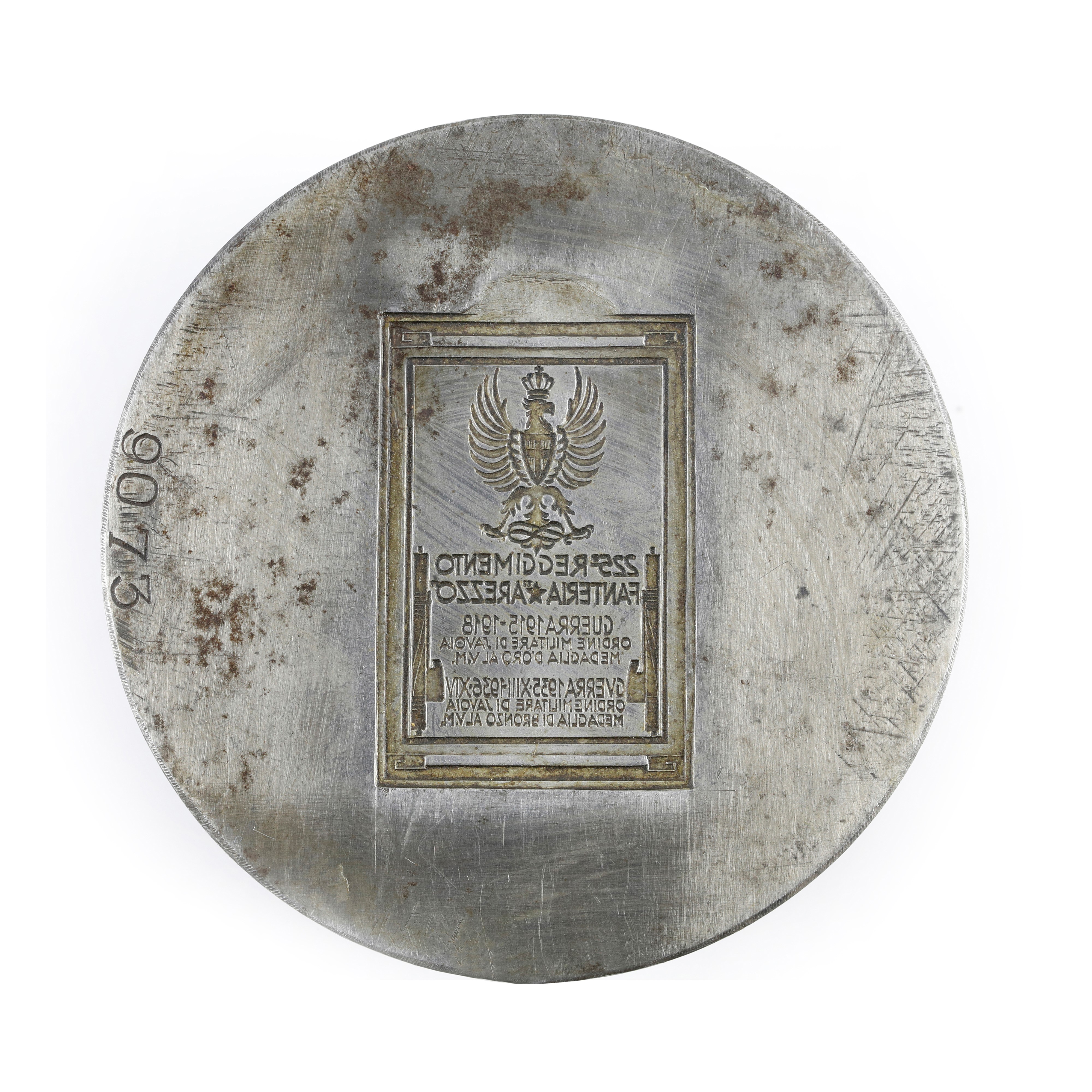 C - Militari 225ø Reggimento Fanteria Arezzo Guerra 1915-1918 Ordine Militare di Savoia Mefaglia ...