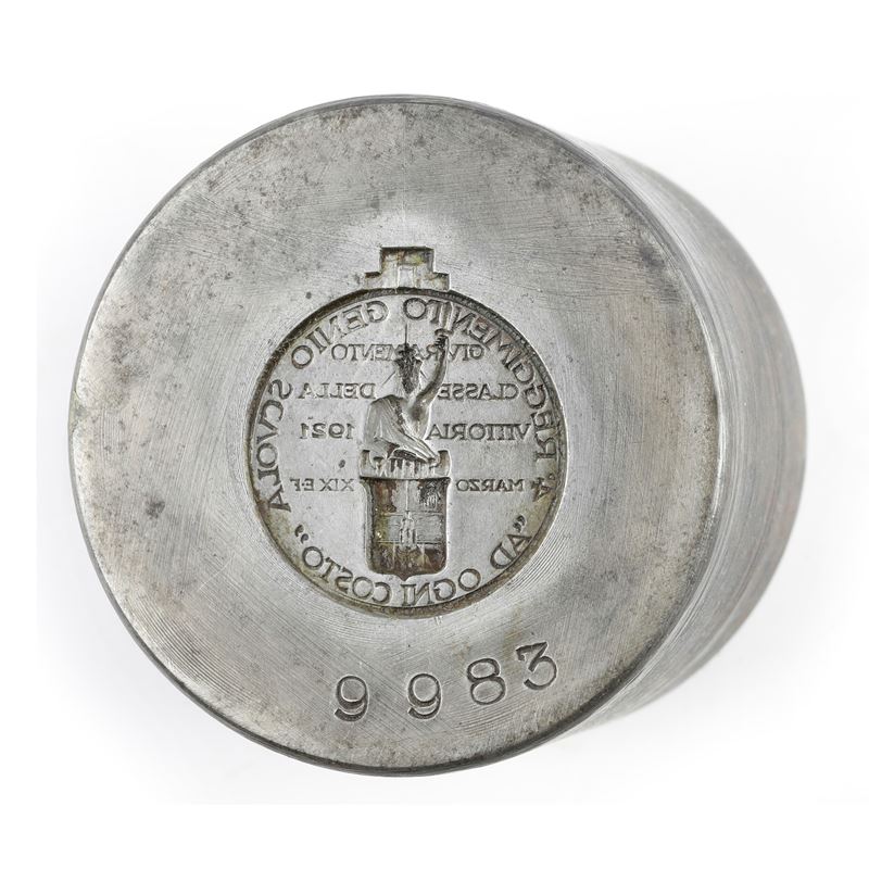 C - Militari 4ø Reggimento Genio Scuola ' Ad Ogni Costo' Giuramento Classe della Vittoria 1921 Ma...