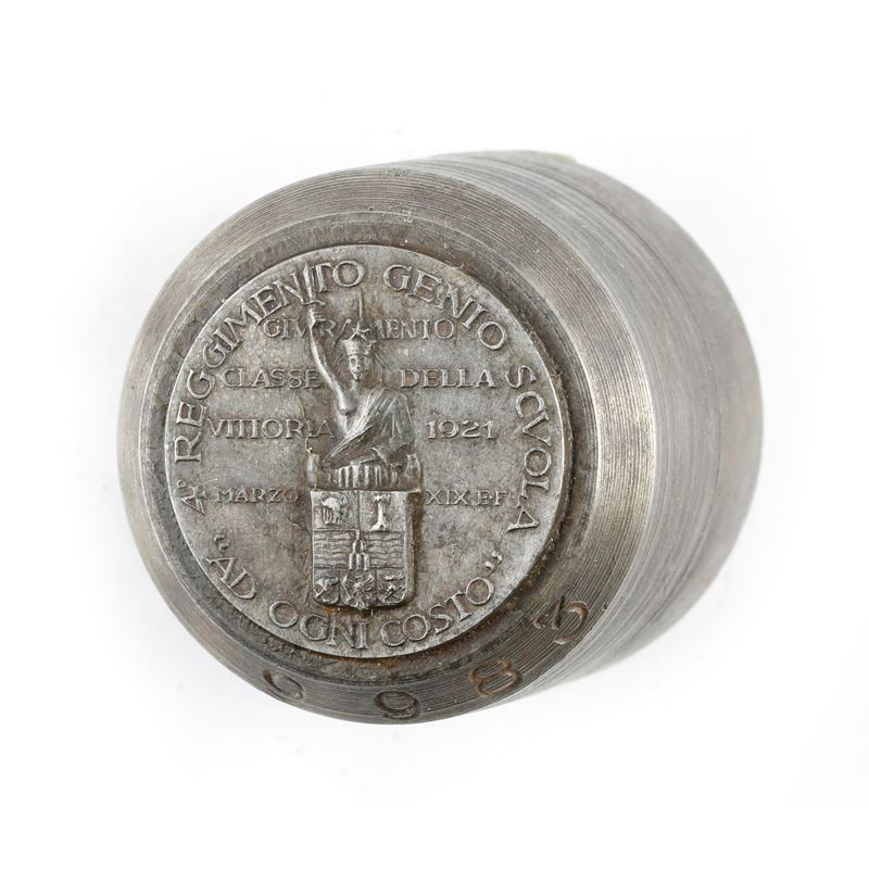 P - Militari 4ø Reggimento Genio Scuola 'ad Ogni Costo' Giuramento Classe della Vittoria 1921 Mar...