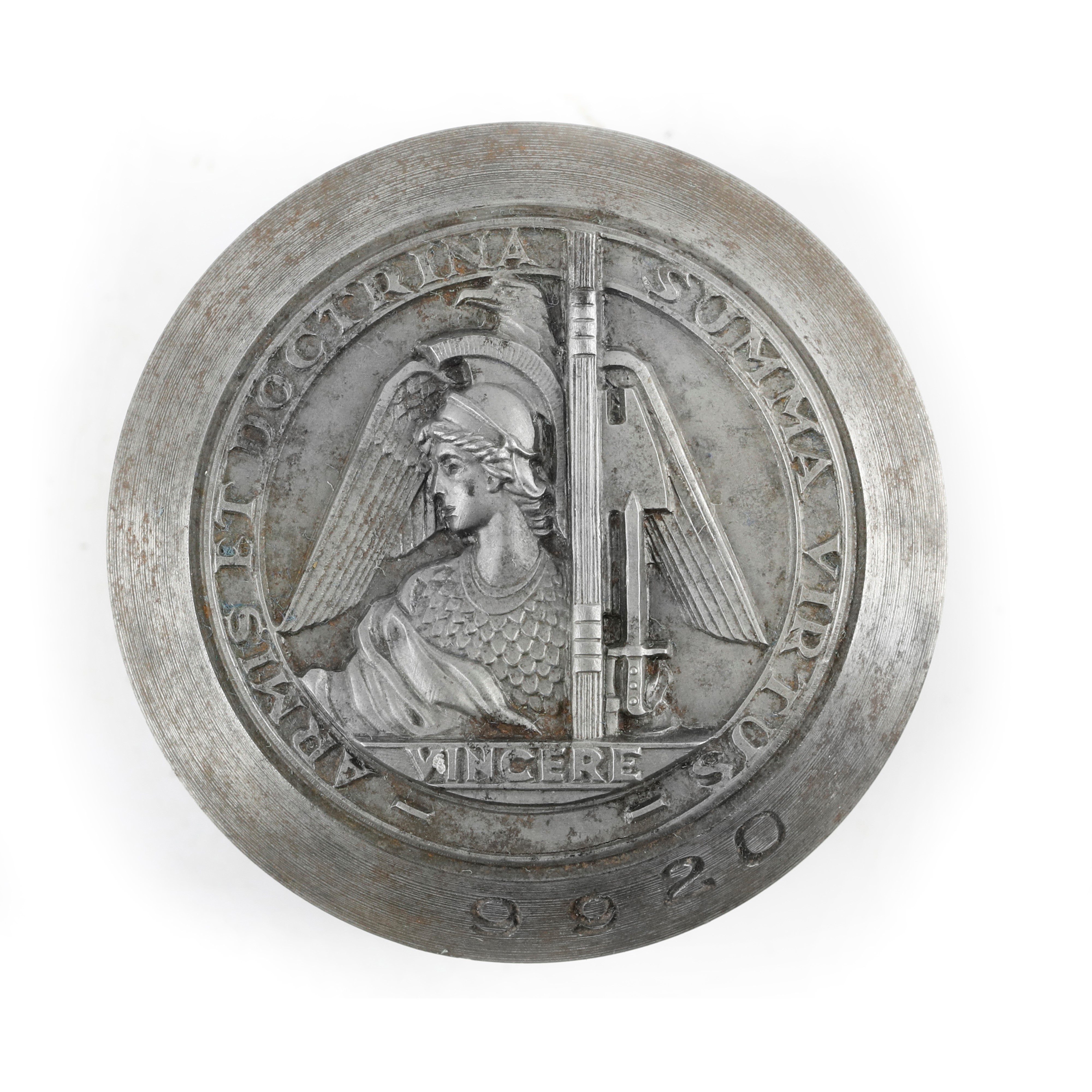 P - Ventennio. Armis Et Doctrina Summa Virtus 'vincere'. 40 X 42