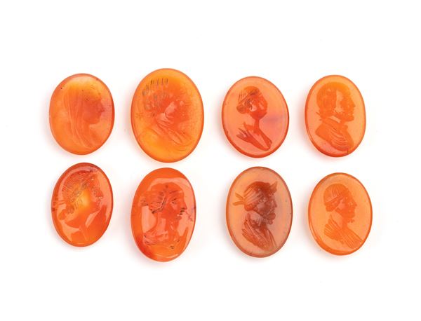 Lot of 8 carnelian cravings