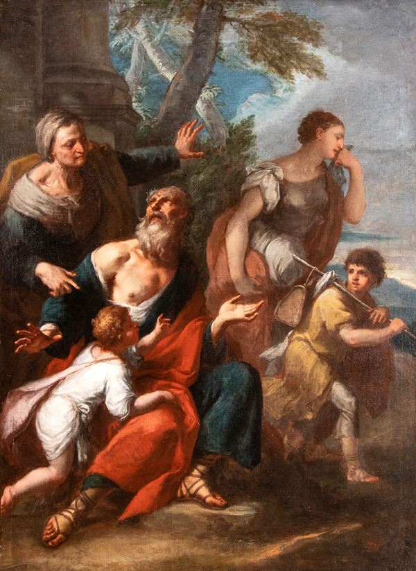 Girolamo Brusaferro - The banishment of Hagar and Ishmael
