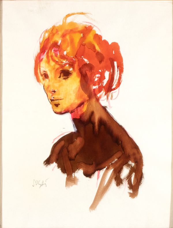 ALBERTO SUGHI - Ritratto femminile