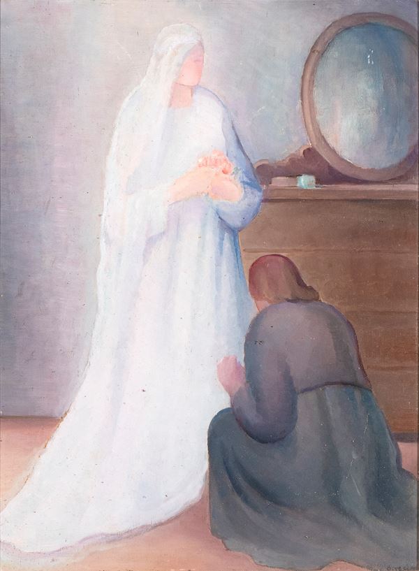 ORAZIO TOSCHI - La vestizione della sposa