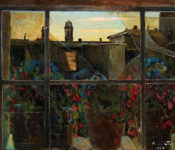 NICOTRA DA COSENZA - Veduta di Via Margutta