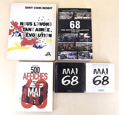 Rivoluzione del '68 in Francia. Testo in Francese - 5 Volumi