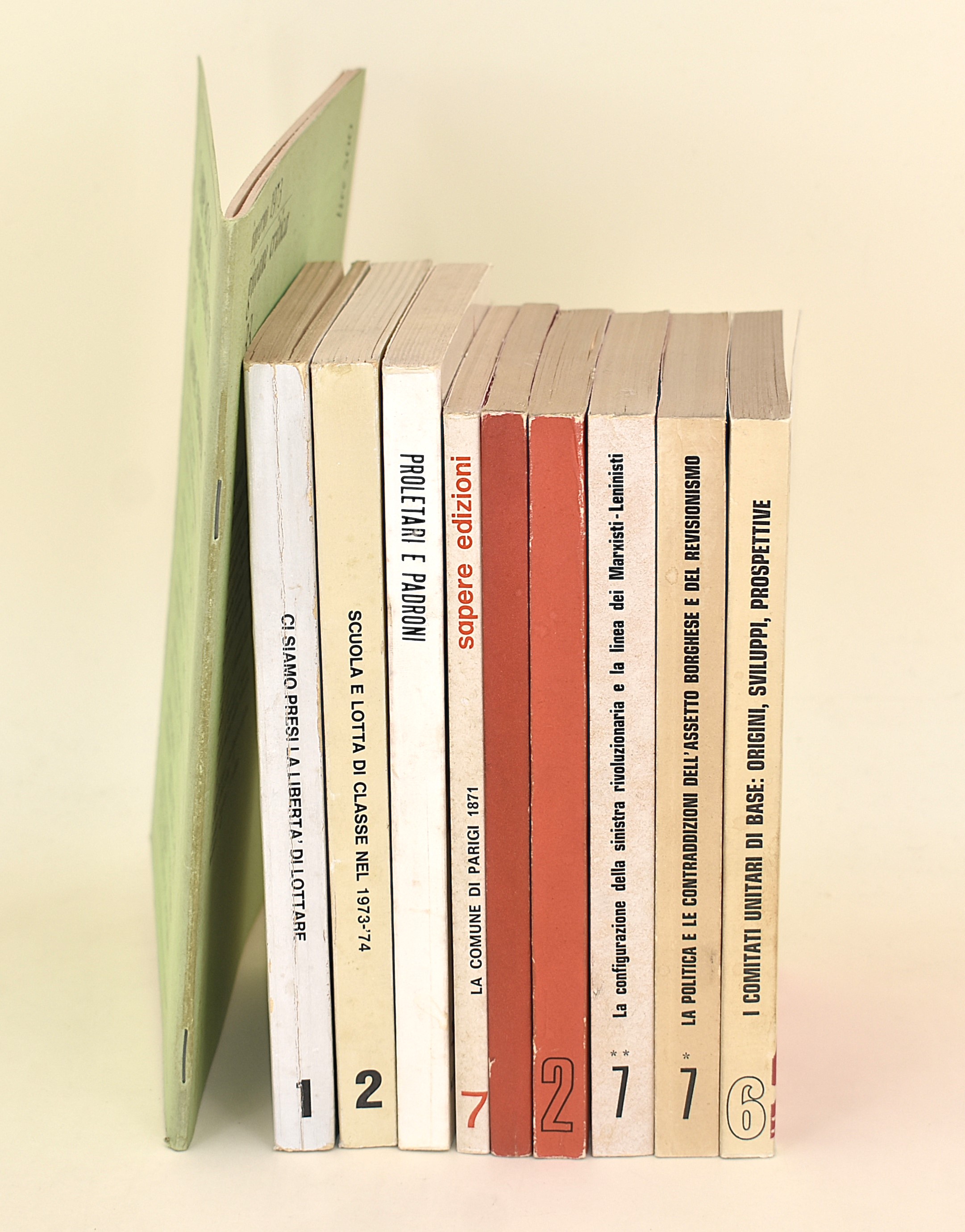 Opere dalle Case Editrici i Quaderni di Avanguardia Letteraria, Proletari e Padroni, Edizioni Lot...
