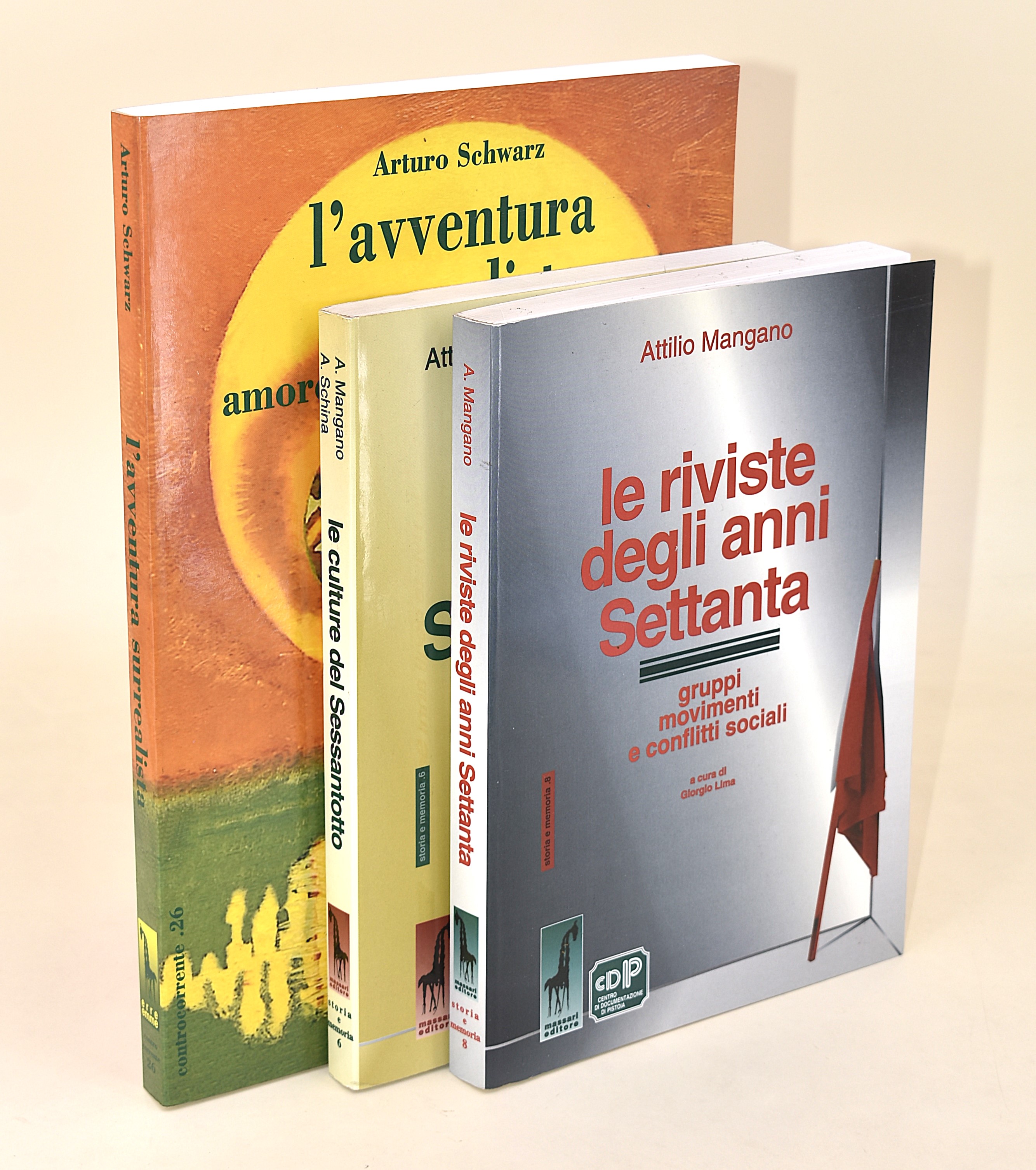 Riviste degli Anni Settanta, le Culture del Sessantotto & L'avventura Surrealista - 3 Volumi