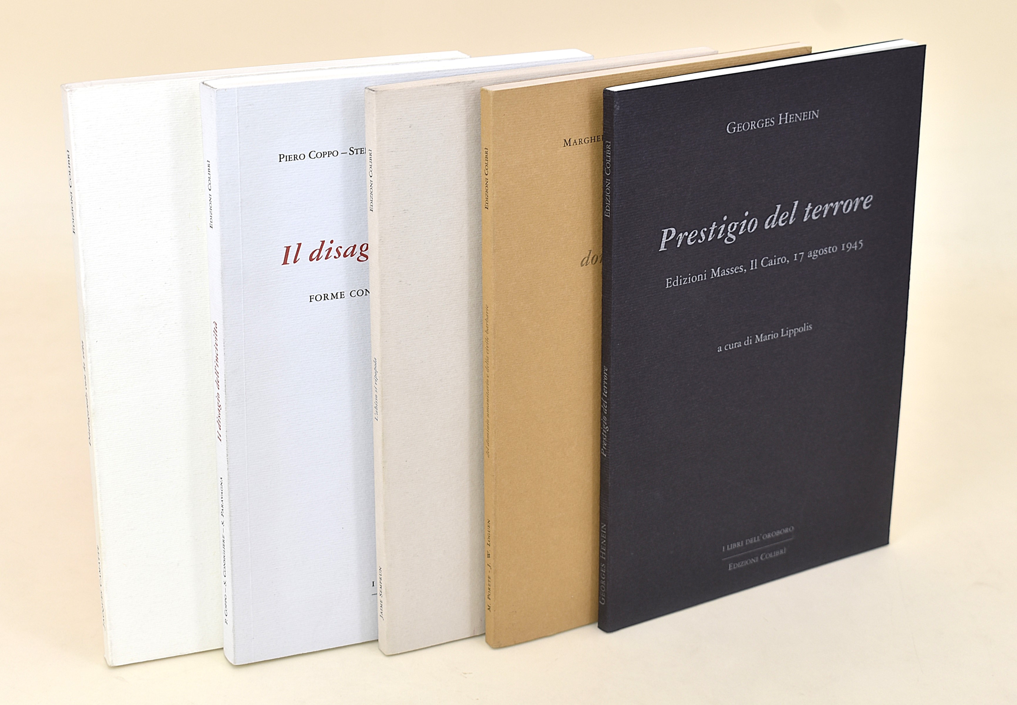 Filosofia Politica. Edizioni Colibrì. Collana i Libri Dell'oroboro. - 5 Volumi