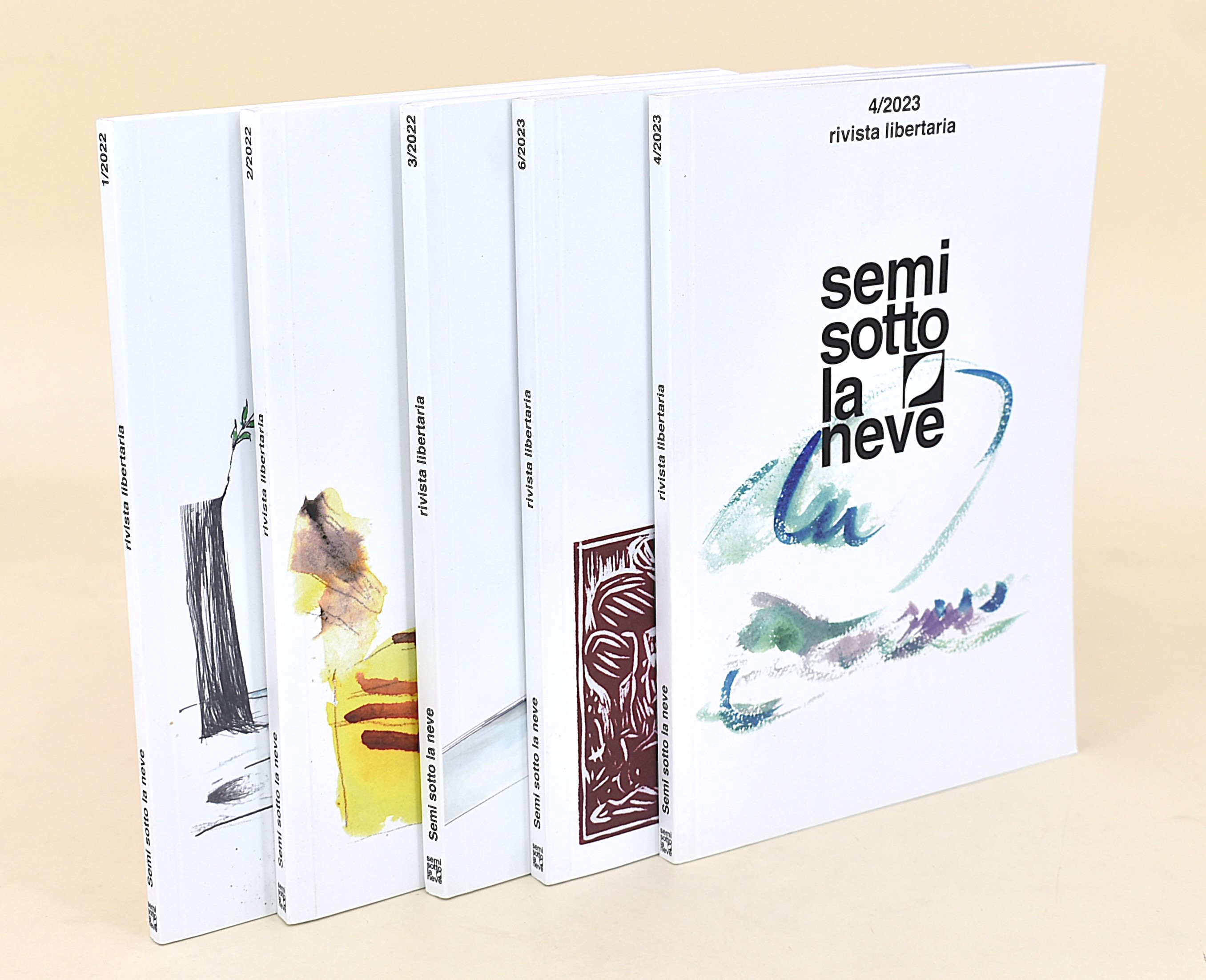 Rivista Libertaria : Semi Sotto la Neve - 5 Volumi in Brossura Editoriale
