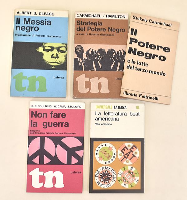 Il potere negro. Editrice Laterza. - 5 volumi in brossura editoriale