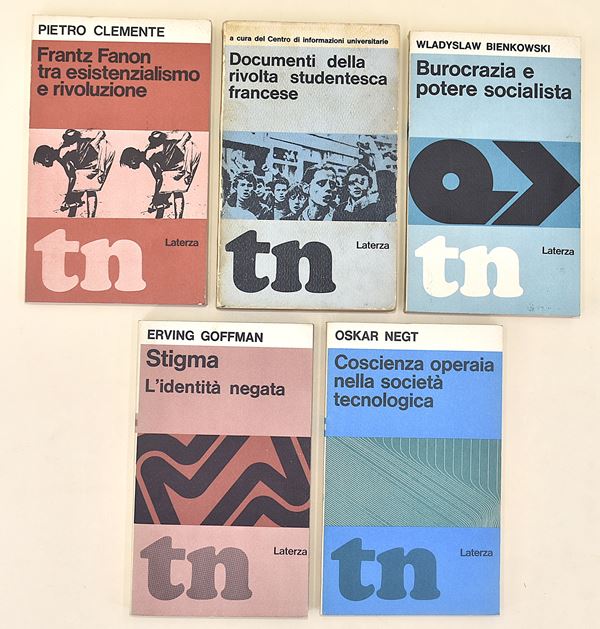 Editrice Laterza, Collana Tempi Nuovi. Filosofia politica - 5 volumi in brossura editoriale