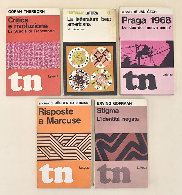 La Scuola di Francoforte, Marcuse, Praga 1968 e la letteratura beat americana - 5 volumi