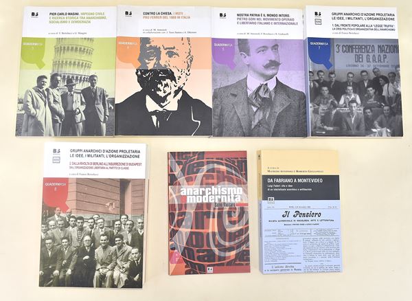Quaderni della Rivista storica dell'anarchismo. BFS edizioni - 7 volumi