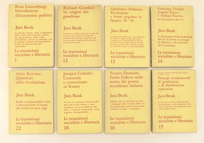 Edizioni Jaca Books. Collana: le Transizioni Socialiste Libertarie. - 8 Volumi in Brossura Editor...