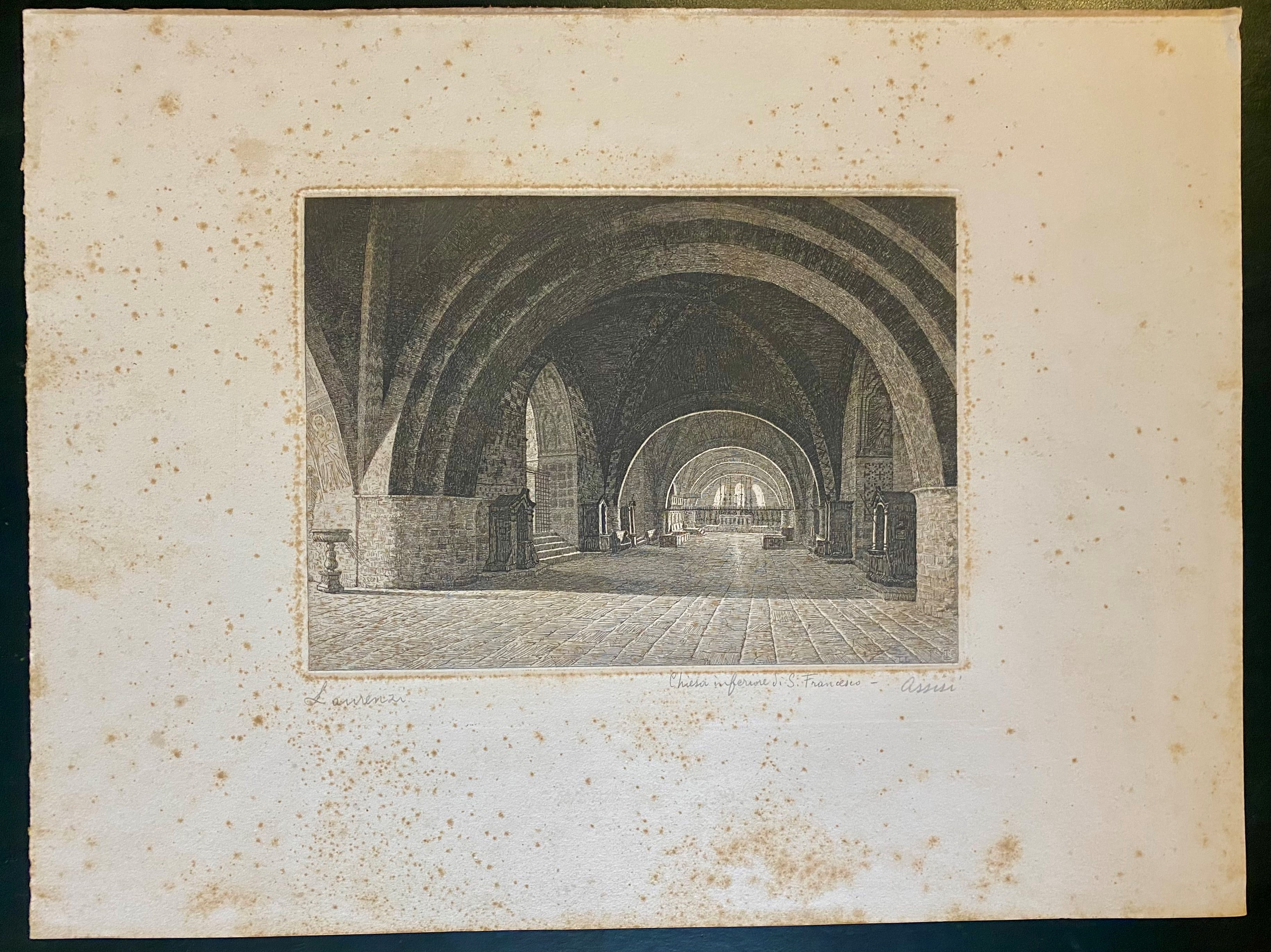 Laurenzio Laurenzi - Assisi: Interno di S. Francesco | S. Damiano | Chiesa di S. Chiara | Convent...