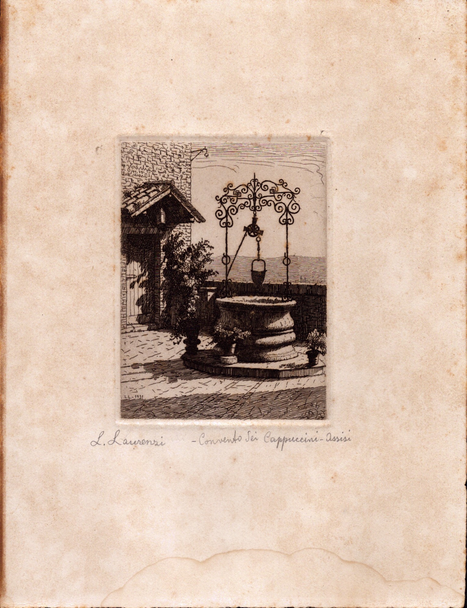 Laurenzio Laurenzi - Assisi: Interno di S. Francesco | S. Damiano | Chiesa di S. Chiara | Convent...