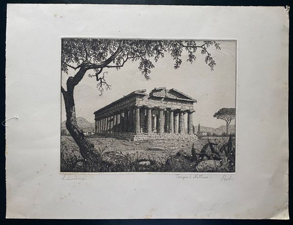 Laurenzio Laurenzi - Tempio di Nettuno - Pesto