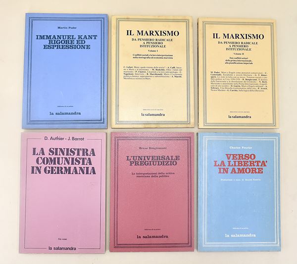 Edizioni La Salamandra. Biblioteca An.archos - 6 volumi in brossura editoriale