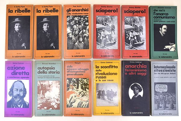 Edizioni La Salamandra. Collana Filo rosso a cura di Franco Mogni - 12 volumi in brossura editoriale