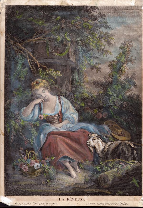La Reveuse, da Boucher