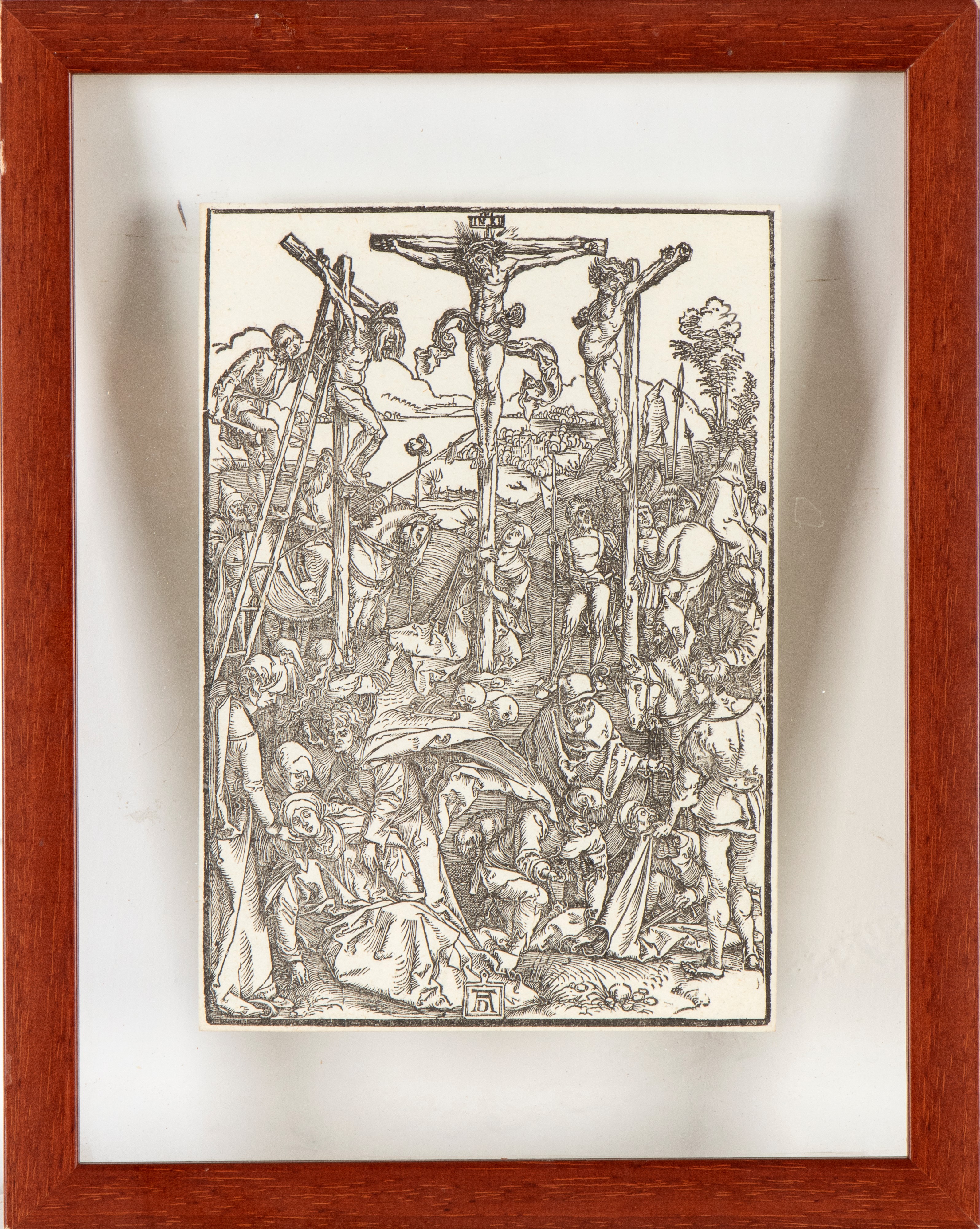 Albrecht Durer - Crocifissione con le tre croci (Piccola crocifissione), xilografia