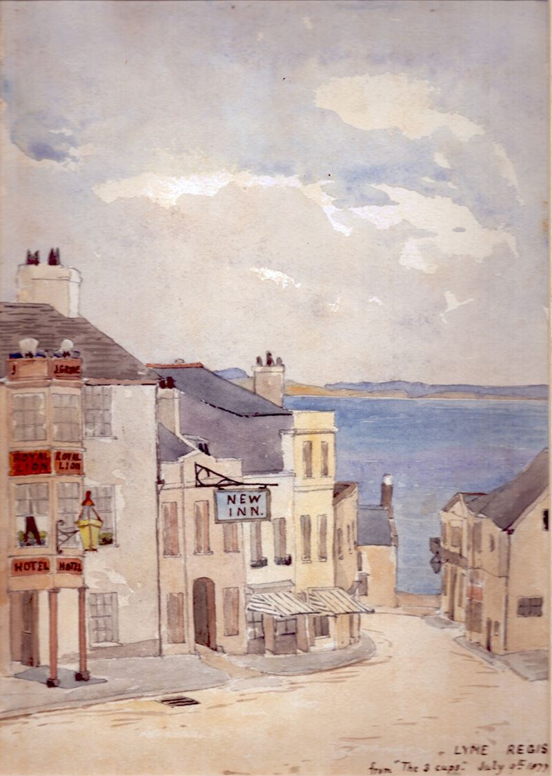 Lyme Regis from "The 3 cups"