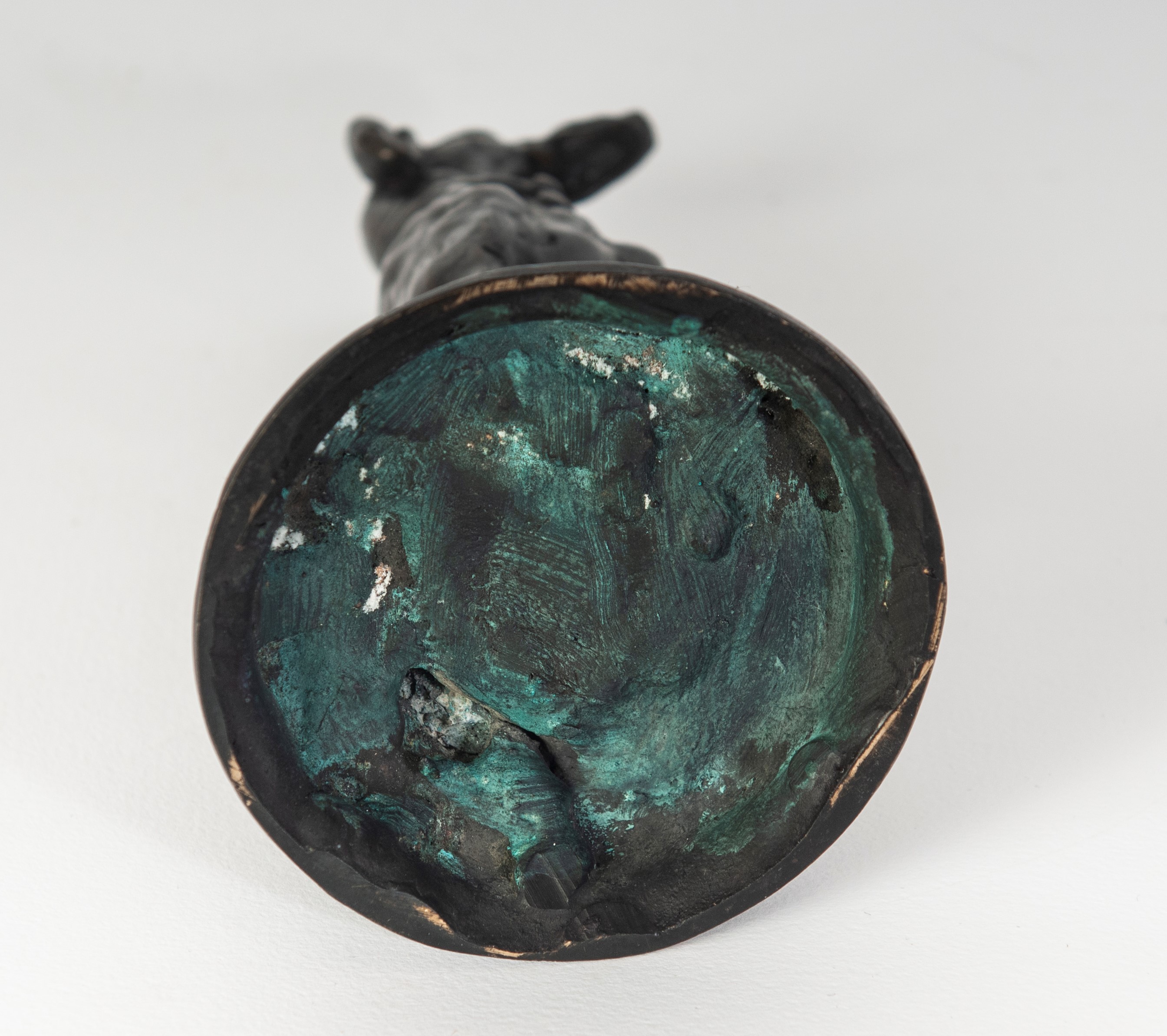 Alfred Barye - Levriero, scultura in bronzo a tutto tondo