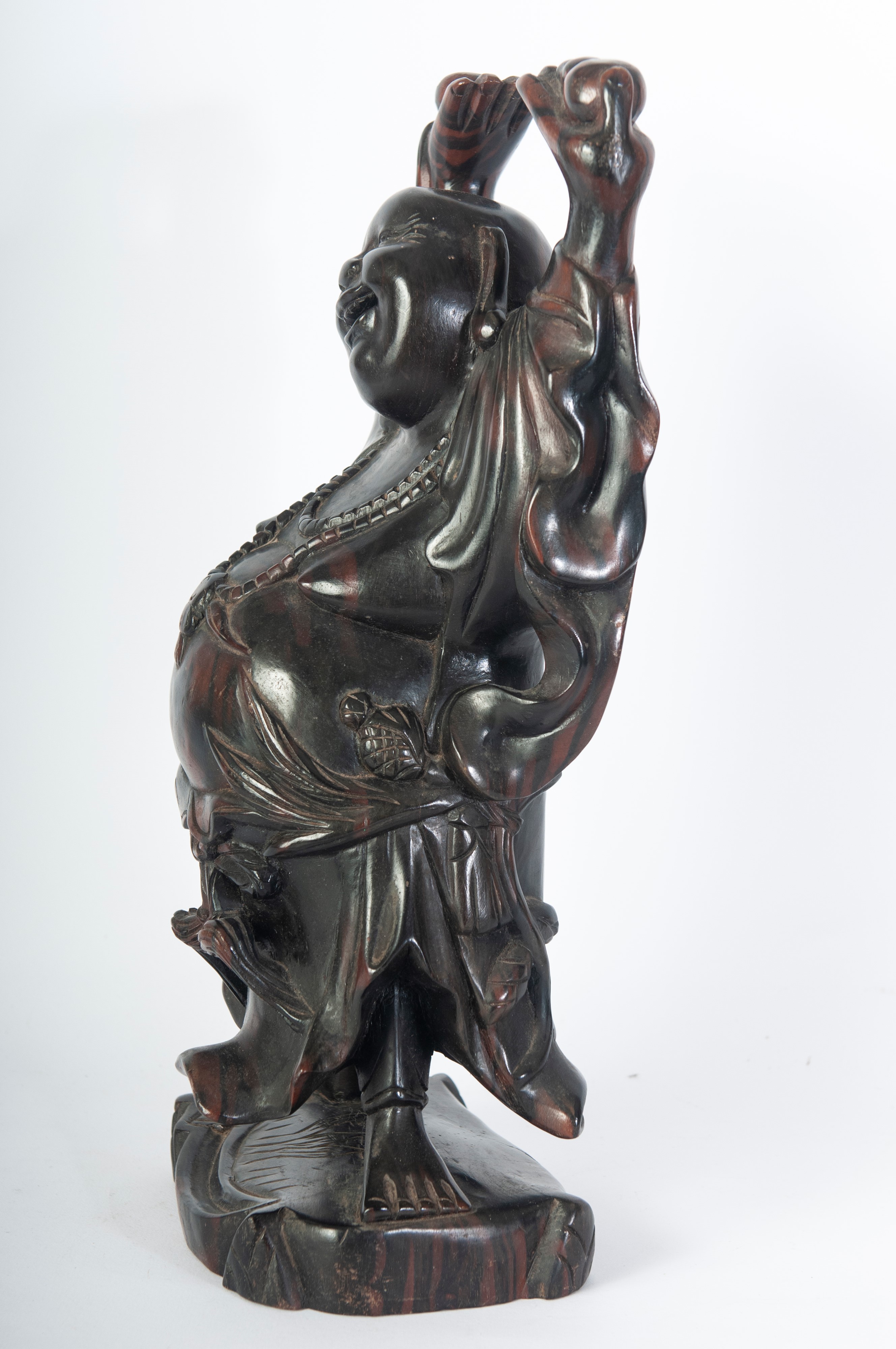 Scultura in legno di Buddha, arte dell'Estremo Oriente, XX secolo