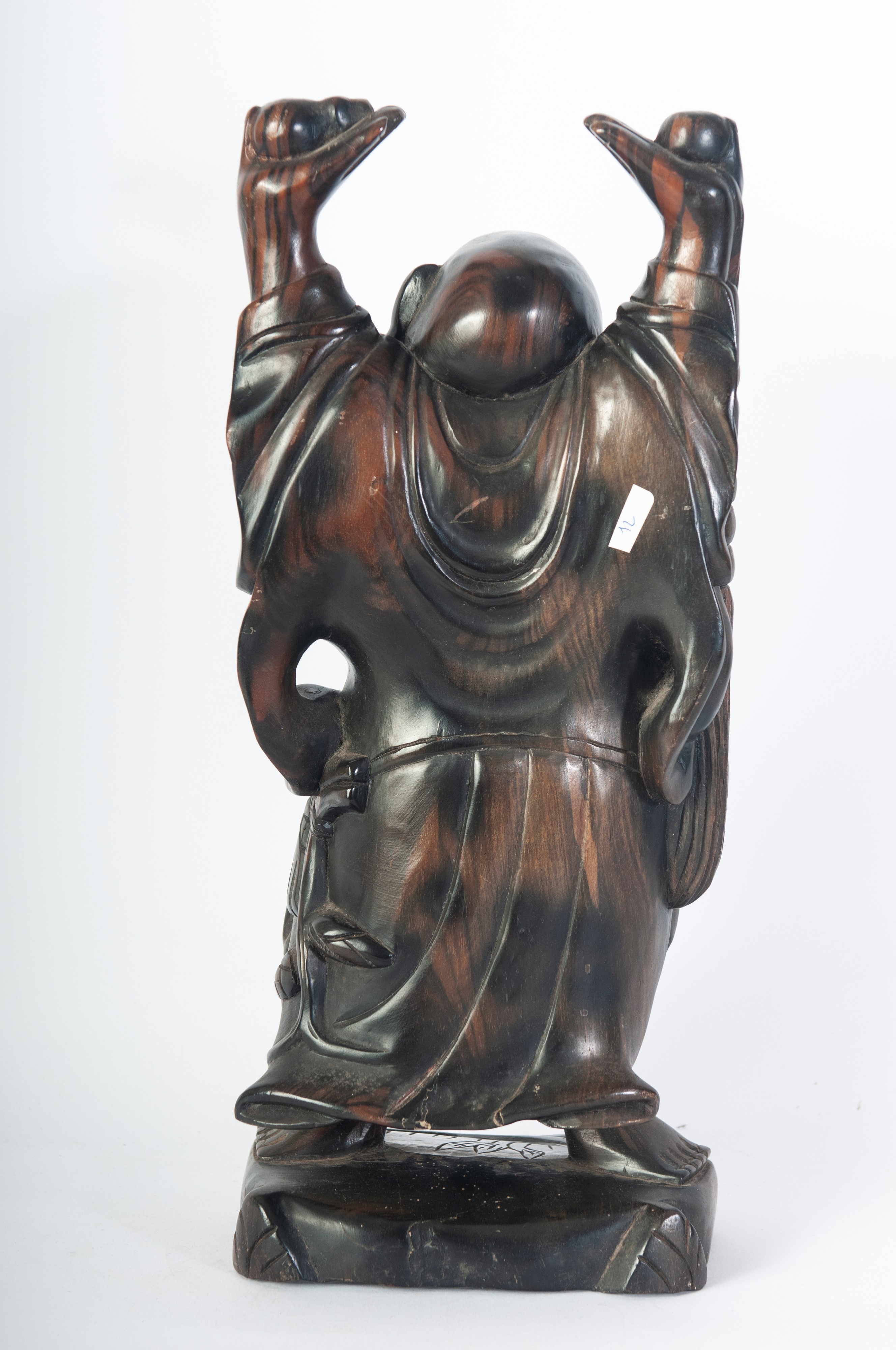 Scultura in legno di Buddha, arte dell'Estremo Oriente, XX secolo