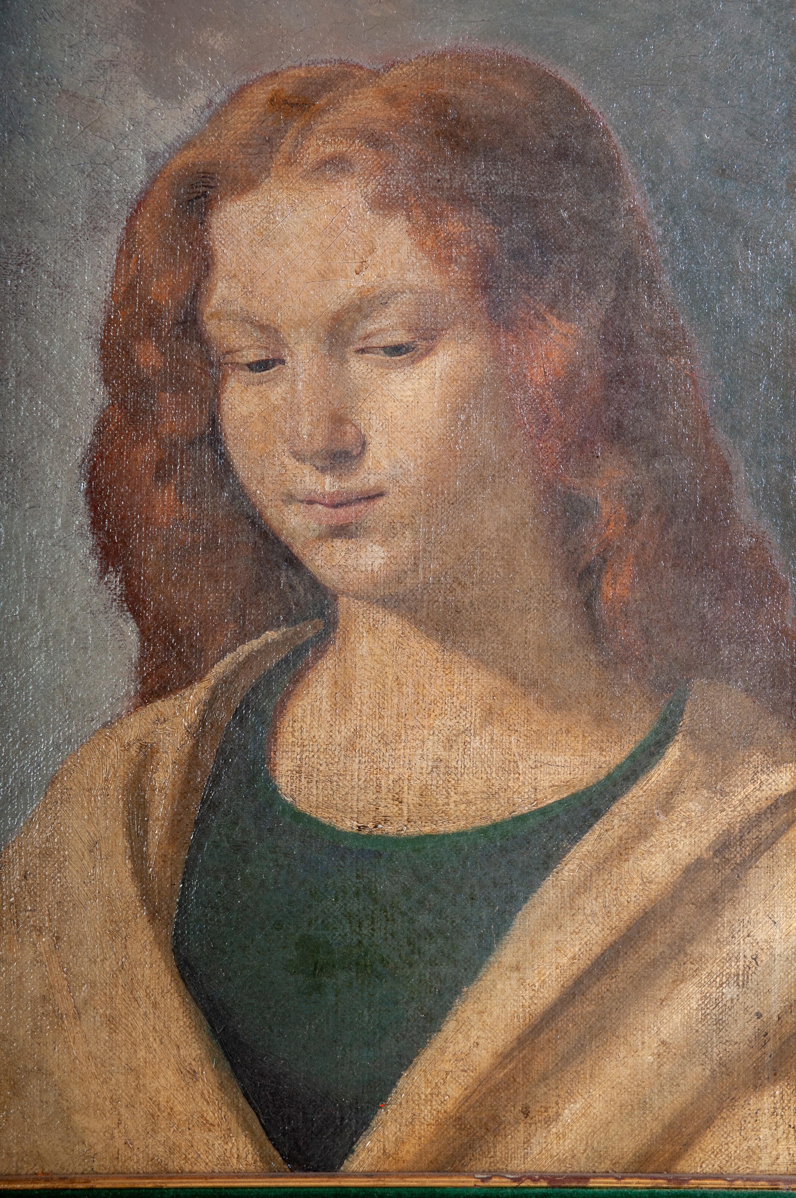 Autore sconosciuto, Busto di donna, dipinto ad olio su tela