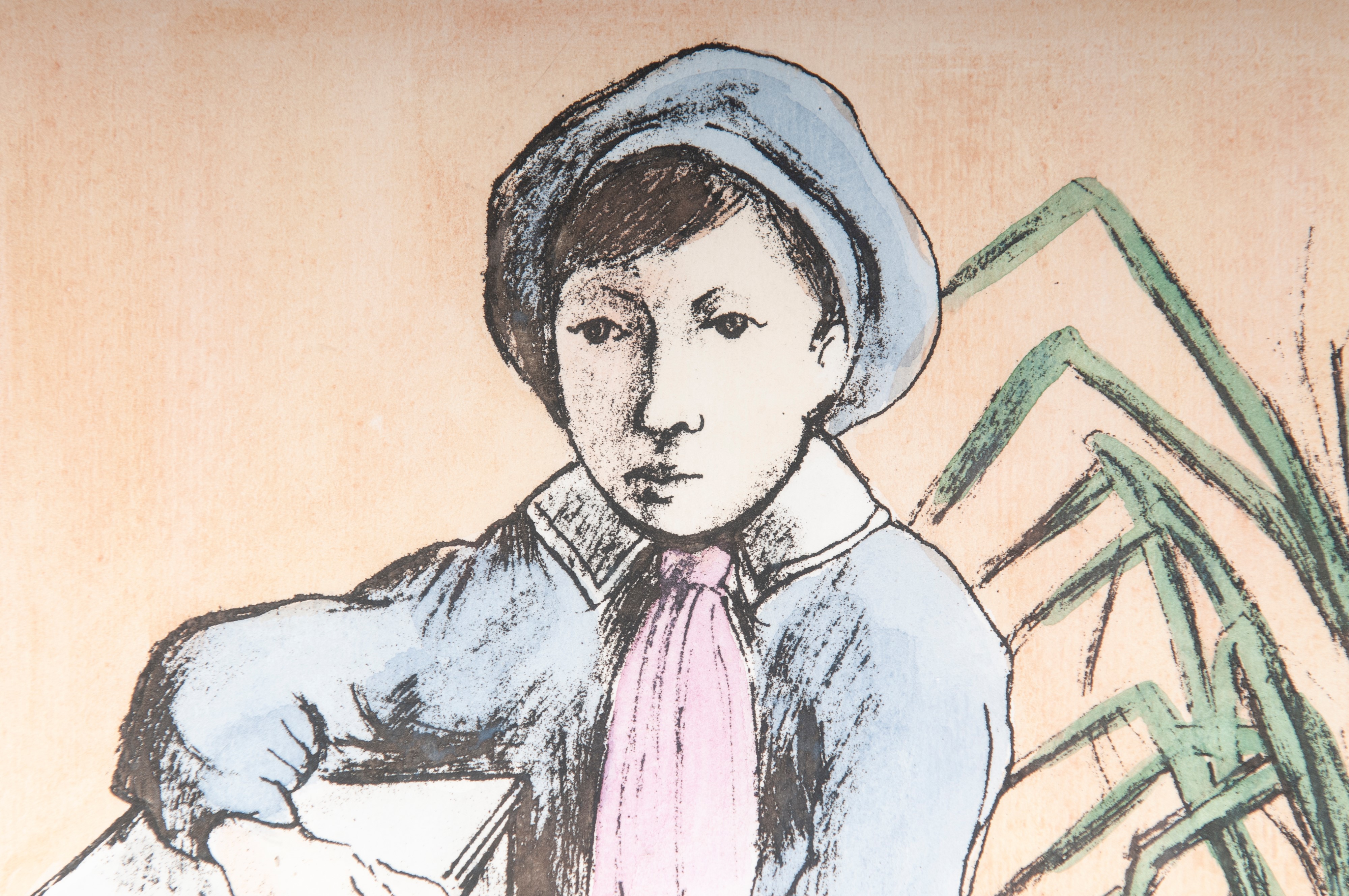 Lo scolaro, multiplo su carta