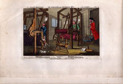 The Fellow 'prentices At Their Looms (industry And Idleness)