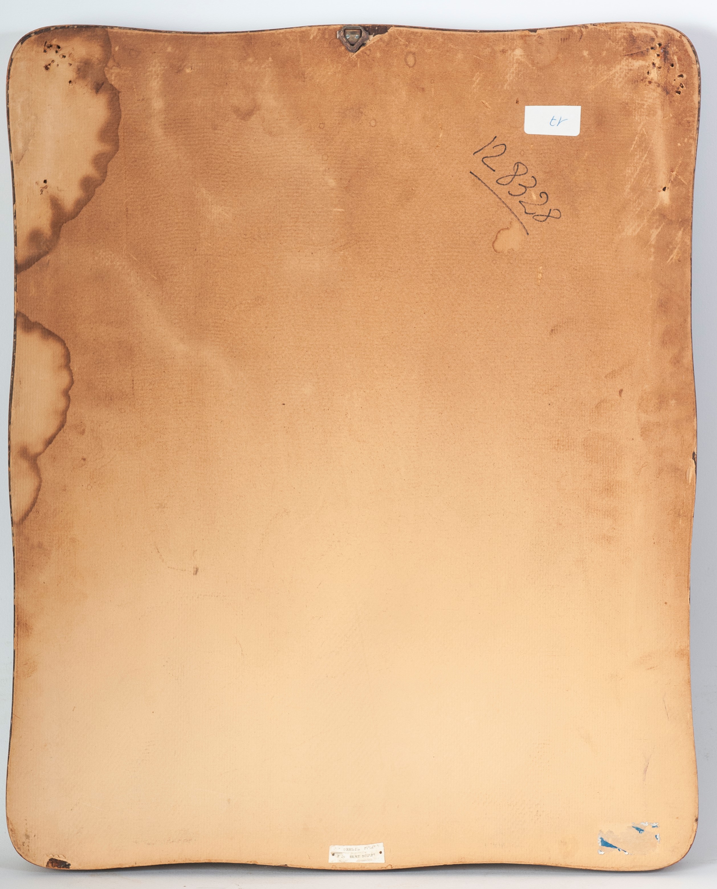 Busto di bambina, multiplo su carta, XIX secolo, 30 x 23 cm