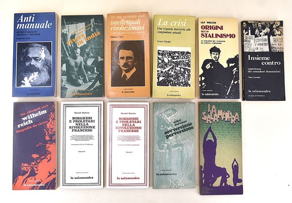 Edizioni La Salamandra. Stalinismo, marxismo, rivoluzioni, femminismo - 11 volumi in brossura editoriale