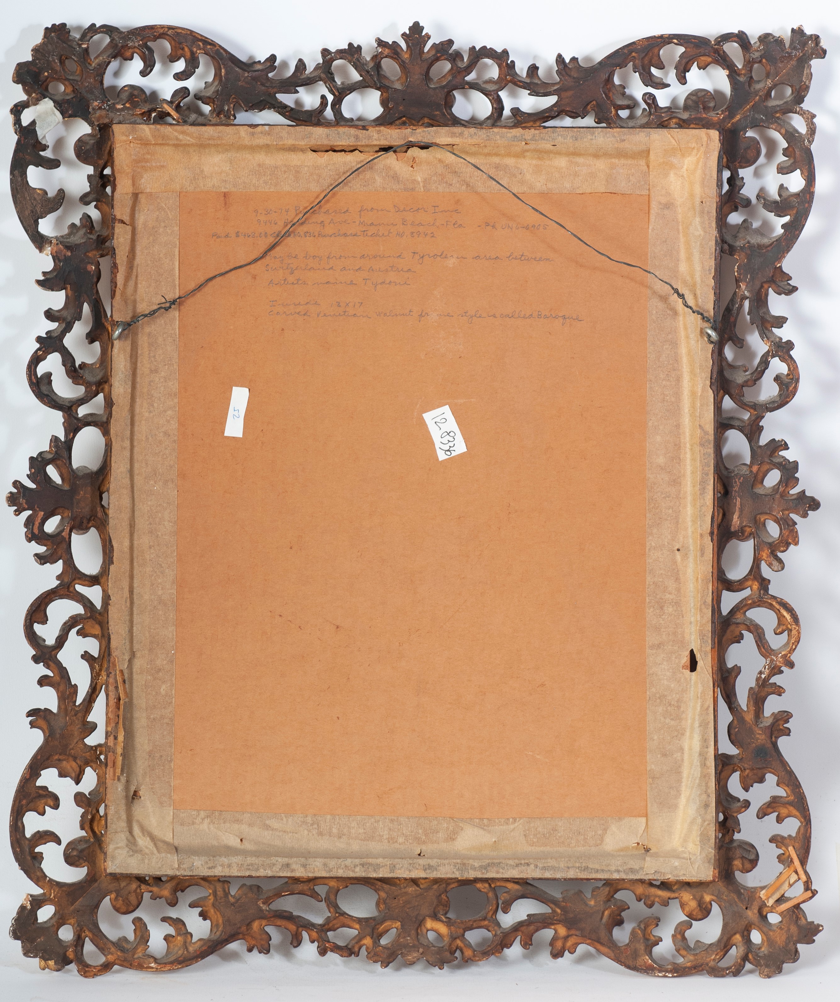 Filippo Indoni - Ritratto di fanciullo, acquarello su carta