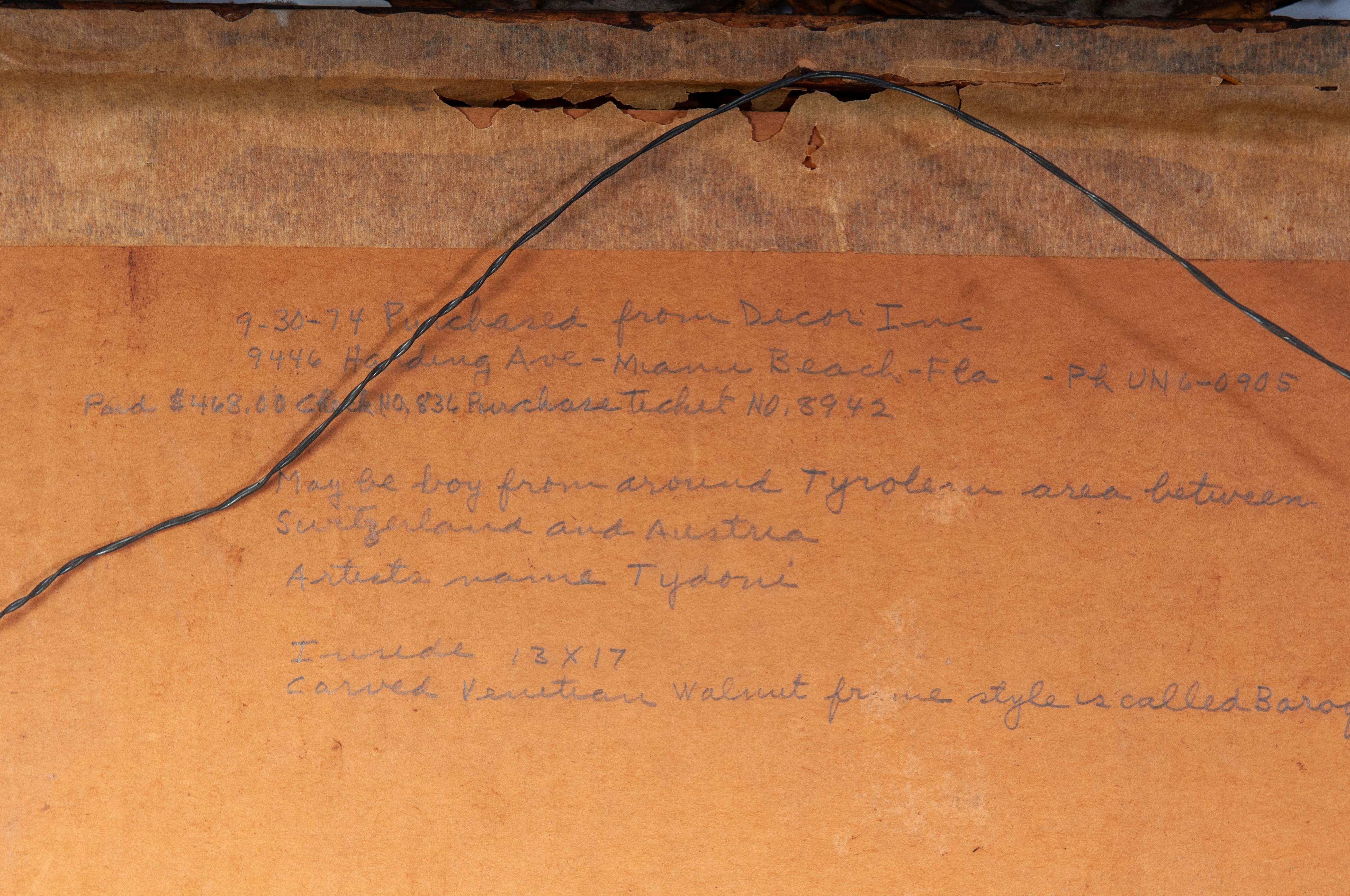 Filippo Indoni - Ritratto di fanciullo, acquarello su carta