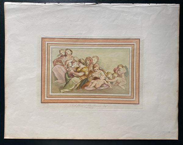 William Baillie - Donne con bambini, da Domenichino