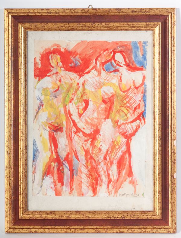 LUIGI MONTANARINI - Untitled, multiple on paper