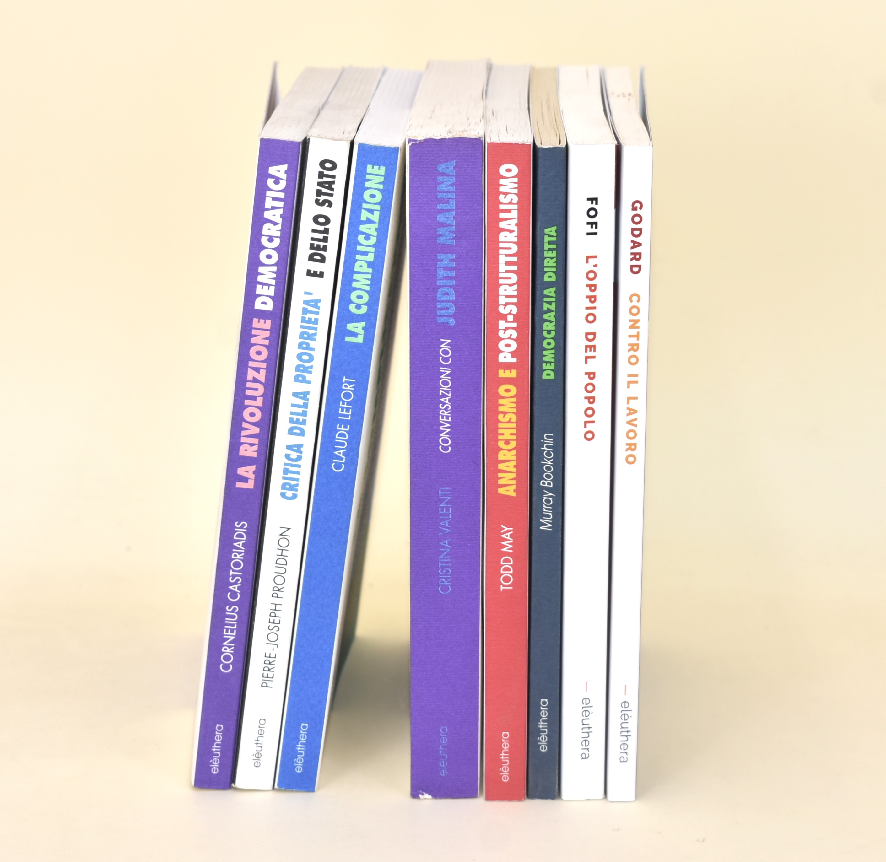 Edizioni Elèuthera. Filosofia Politica. - 8 Volumi in Brossura Editoriale