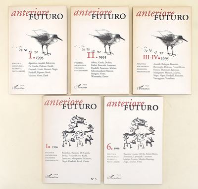 Futuro Anteriore. Rivista di Politica, Sociologia, Filosofia, Psicoanalisi - 5 Volumi in Brossura...