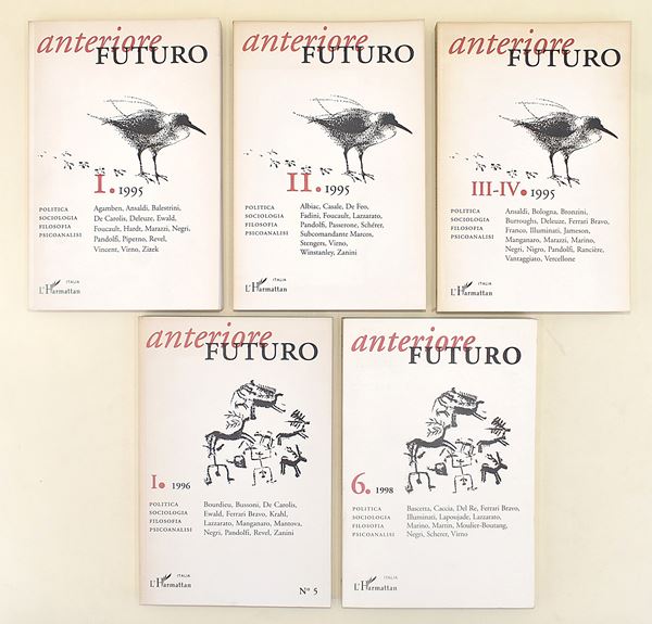 Futuro anteriore. Rivista di politica, sociologia, filosofia, psicoanalisi - 5 volumi in Brossura editoriale